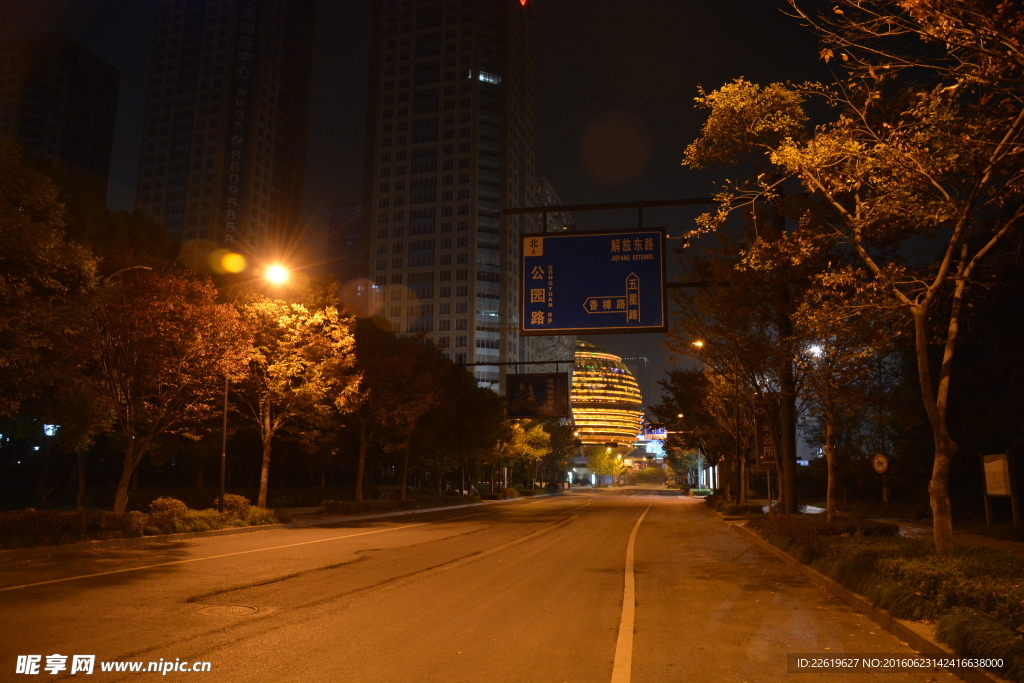 杭州钱江新城夜景