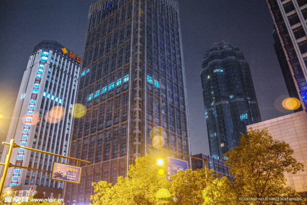 杭州钱江新城夜景