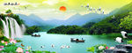 江山如画巨幅风景