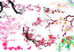 桃花 梅花素材