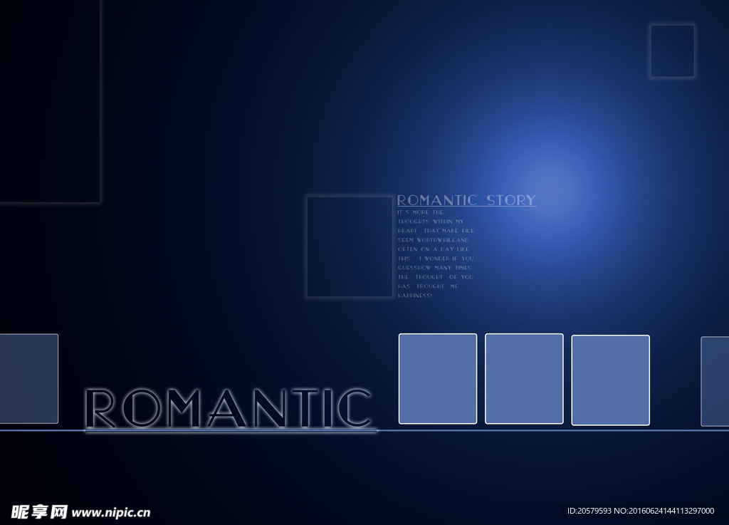 ROMANTIC相册设计模板