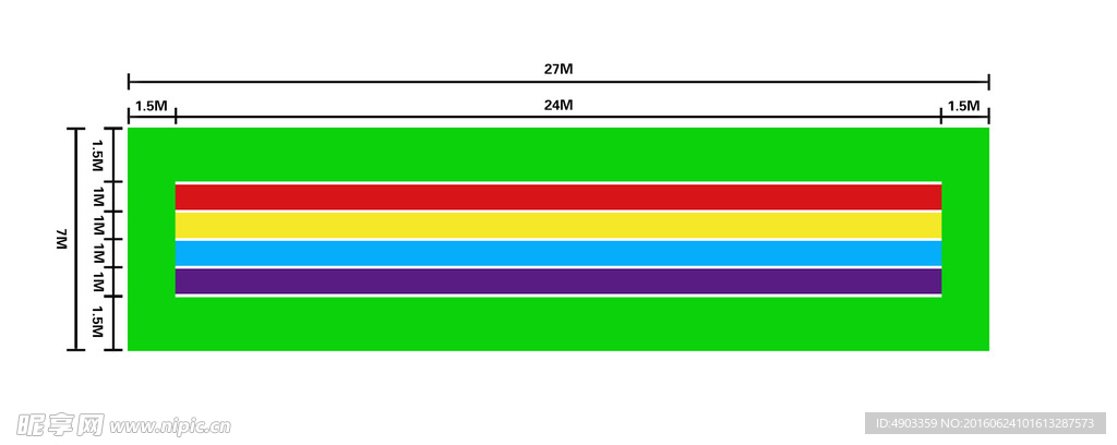 跑道平面图