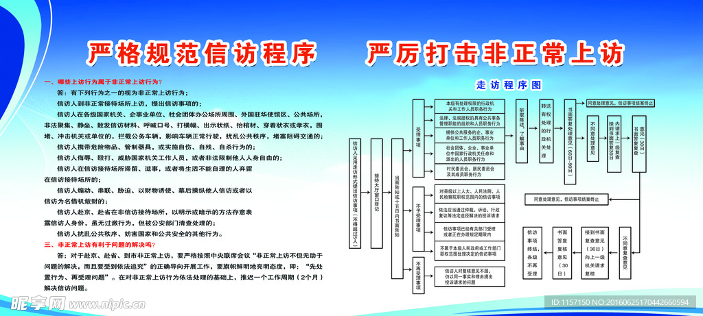 严格规范信访程序