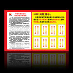 HSE风险提示牌