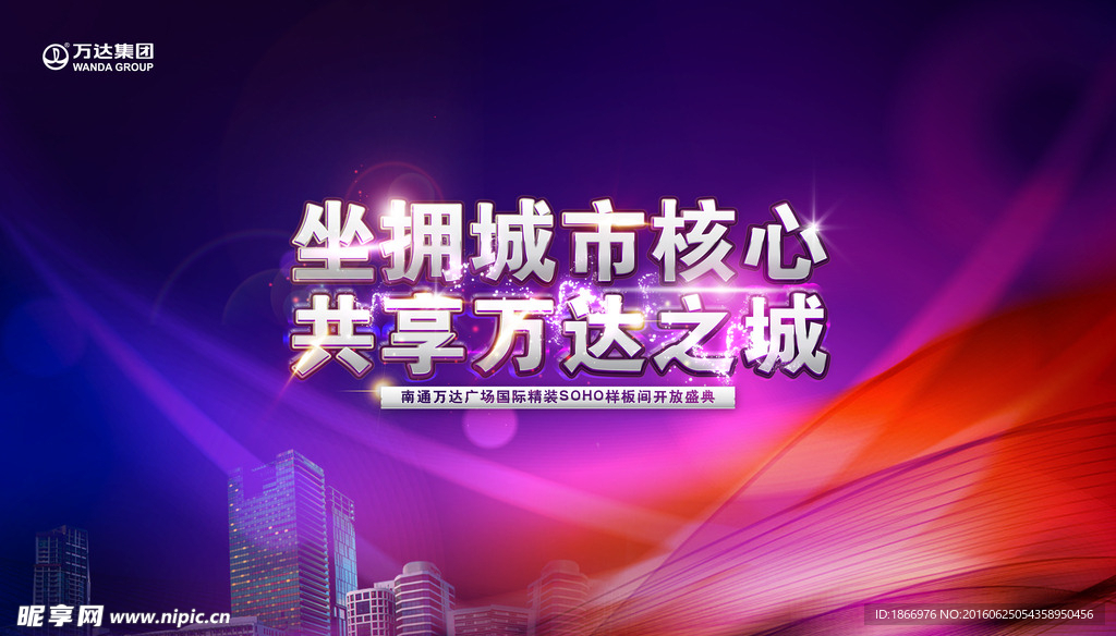 万达之城宣传海报