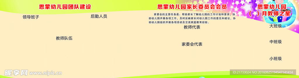 幼儿园形象墙