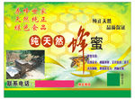 蜂蜜 名片 海报