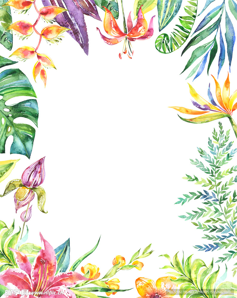 花草相框