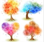 幻彩心形创意树