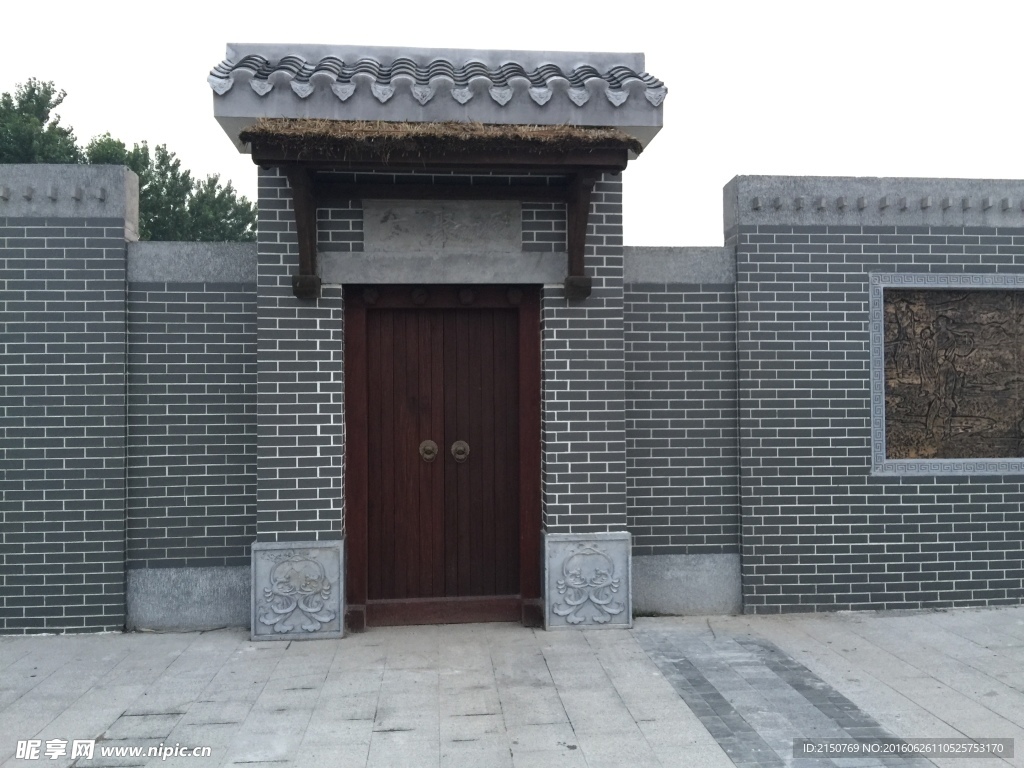 仿古门