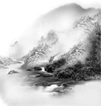 水墨山水画