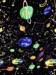 黑底太空星球