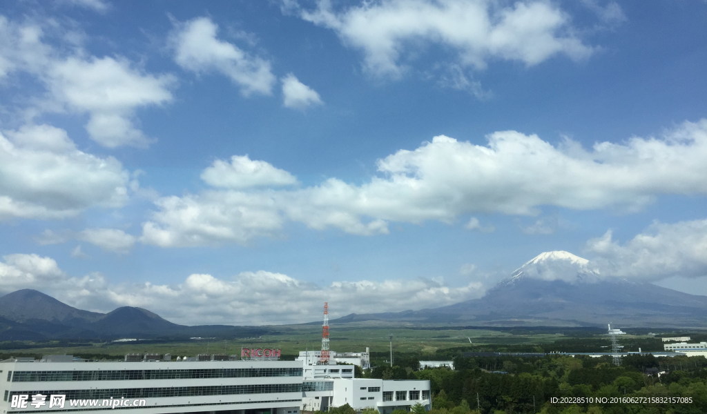 富士山远眺