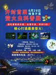 萤火虫 钢琴 月亮 湖 树叶