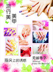 美甲海报图片