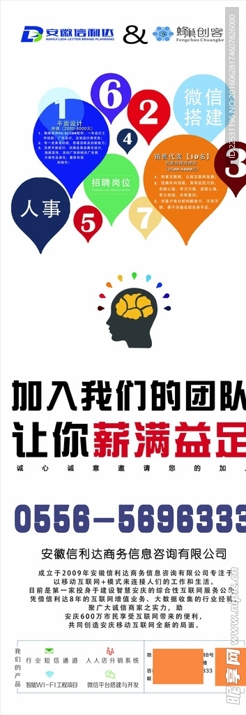 招聘展架