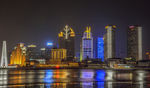 上海滨江公园夜景