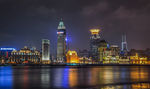 上海滨江公园夜景