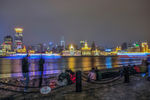 上海滨江公园夜景