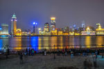 上海滨江公园夜景