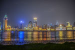 上海滨江公园夜景