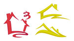 抽象房子标志