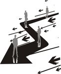 动感箭头 成功人士