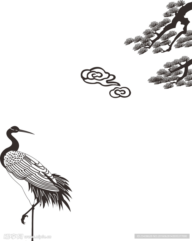 古典风情 鹤