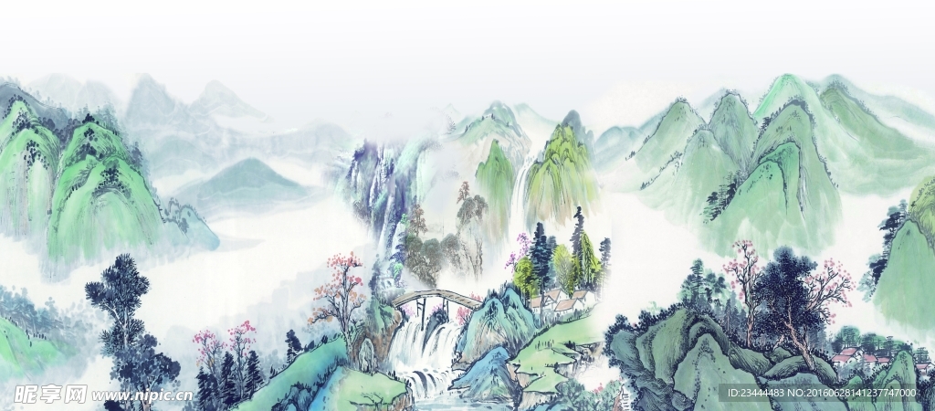 水墨画