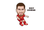 2016欧洲杯卡通球星图片