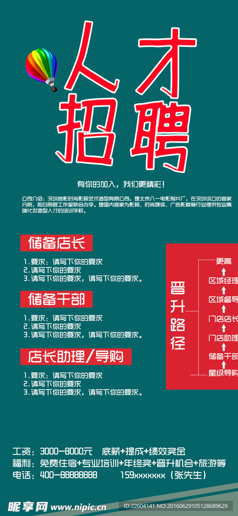 招聘广告 招聘海报 招聘展板