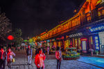 丽江古城夜景