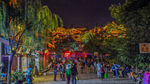 丽江古城夜景