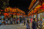 丽江古城夜景