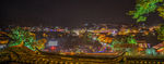 丽江古城夜景俯视