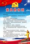 党员的权利海报素材