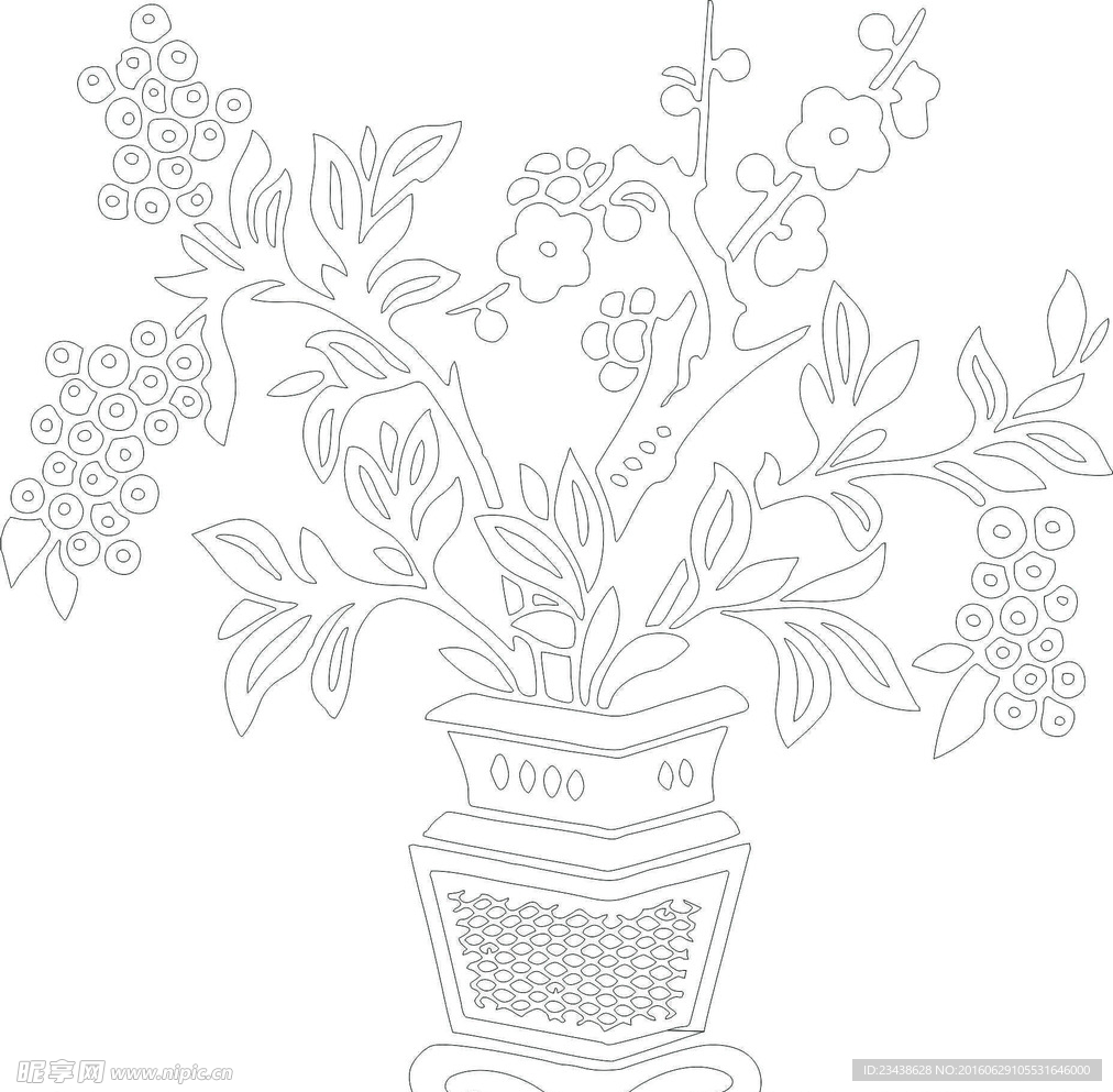 花瓶 花卉