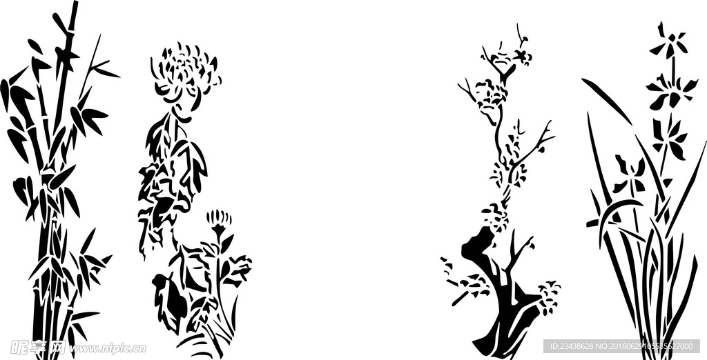 梅兰竹菊