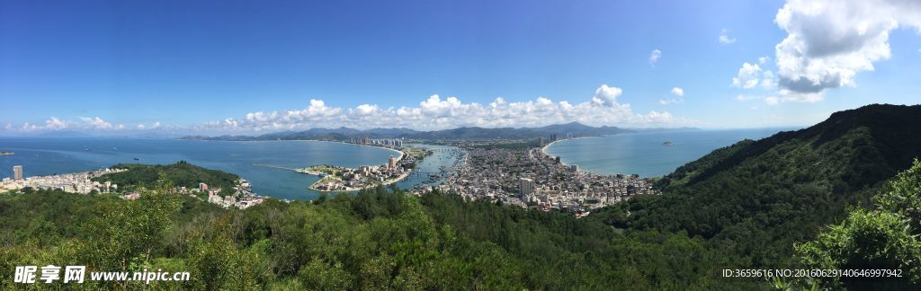 蓝天 海水 双月湾