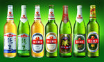 珠江啤酒六酒瓶