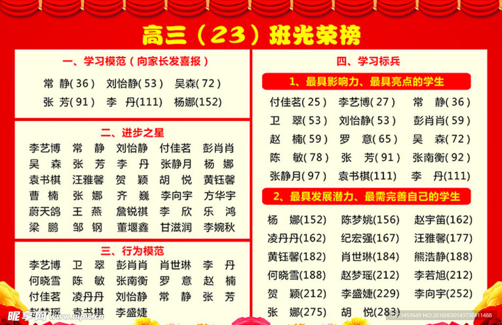 喜报