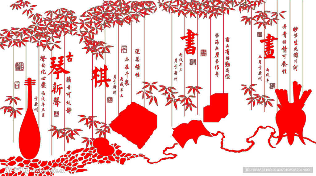 大厅底纹
