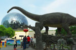生物场馆 恐龙与建筑