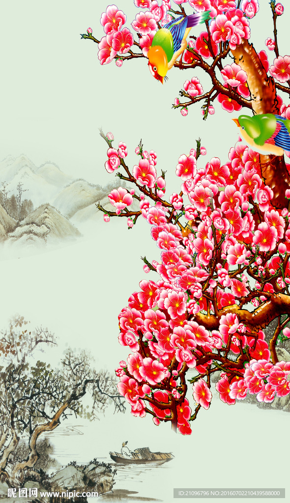 梅花国画