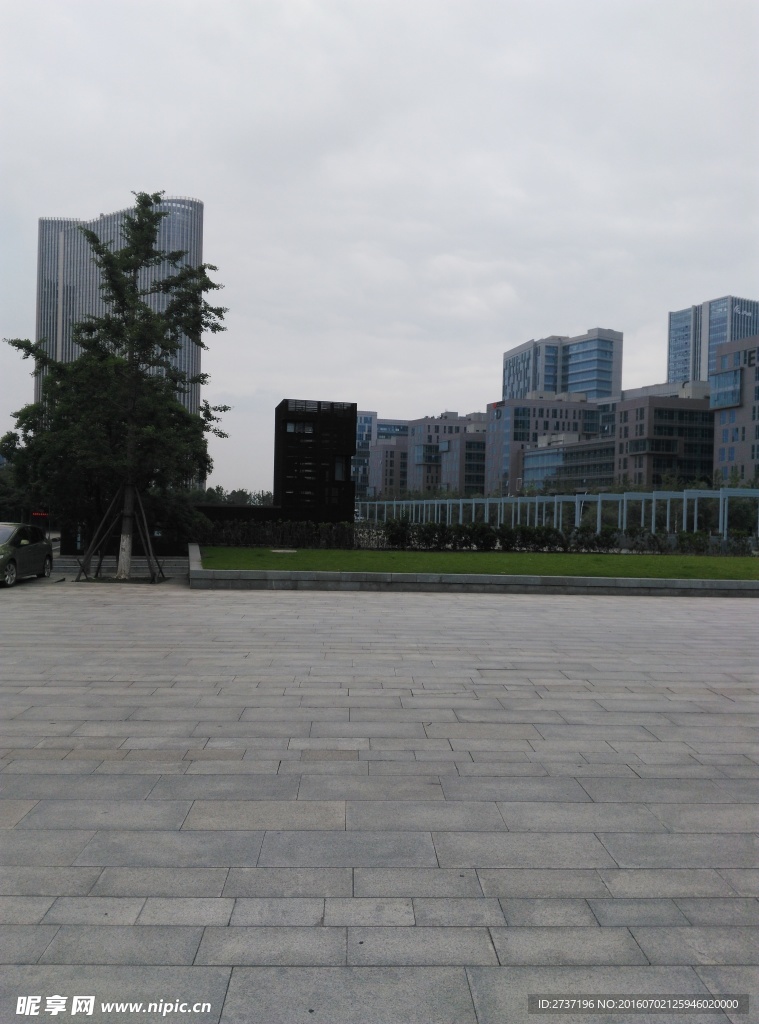 广场风景