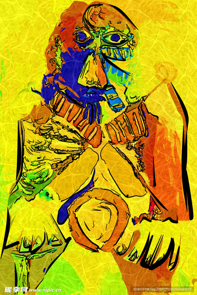 抽象艺术画