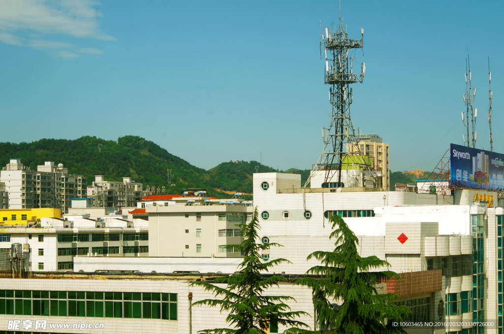 山水建筑 楼顶通讯