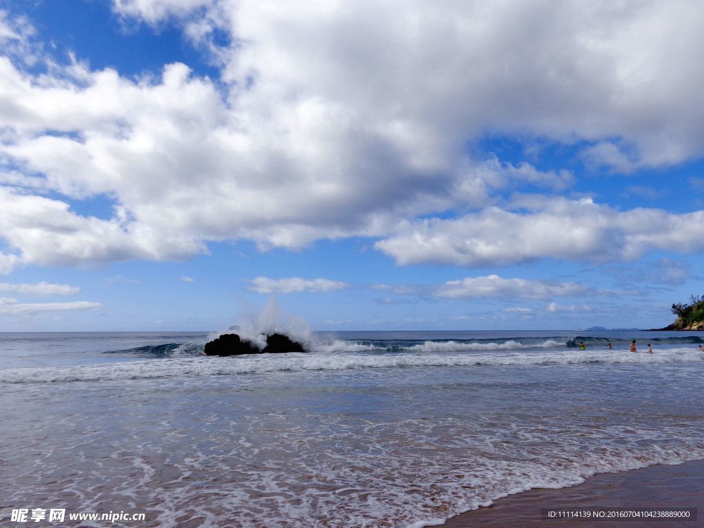 新西兰海滨自然风光