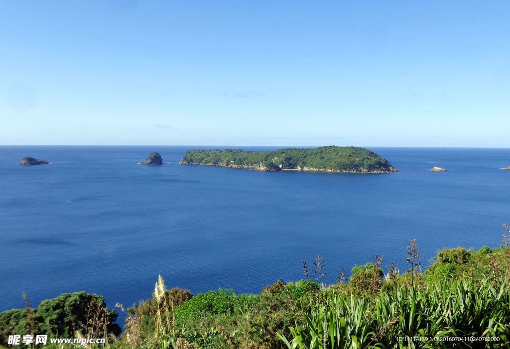新西兰海滨自然风景