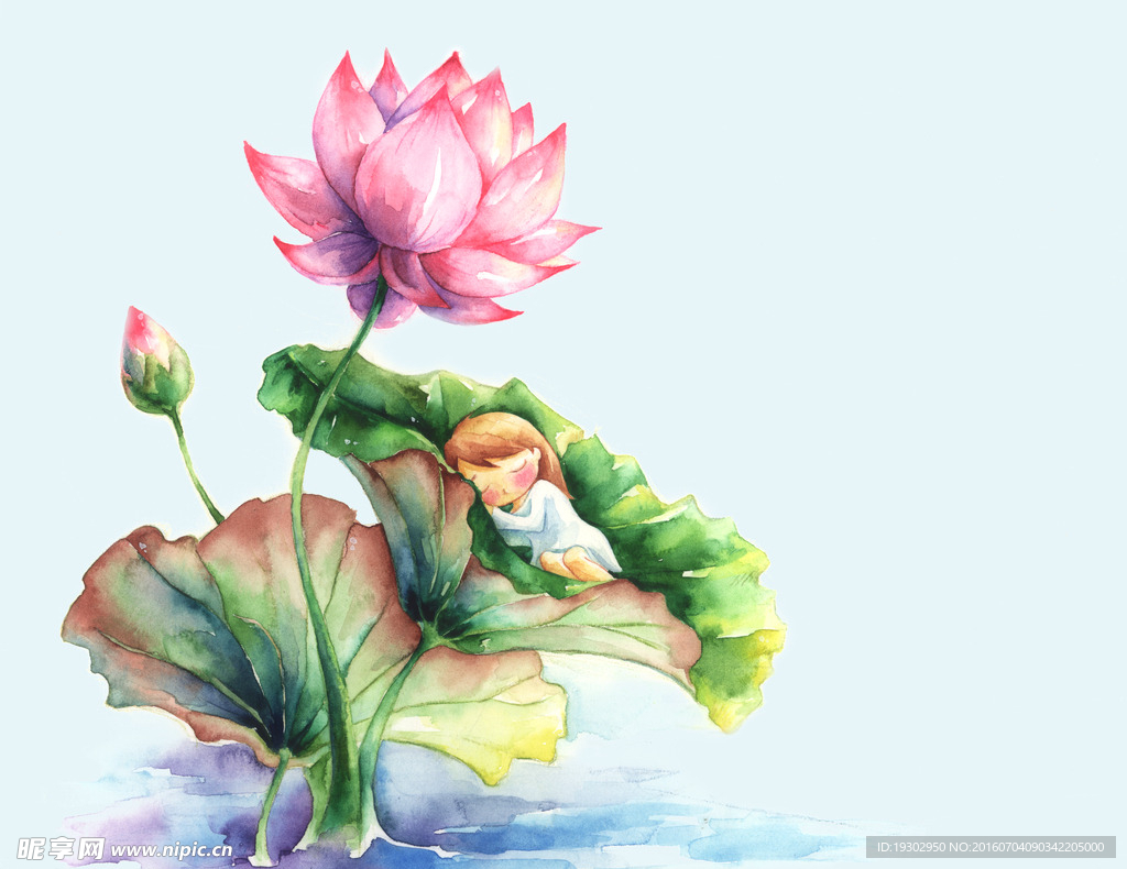 手绘花